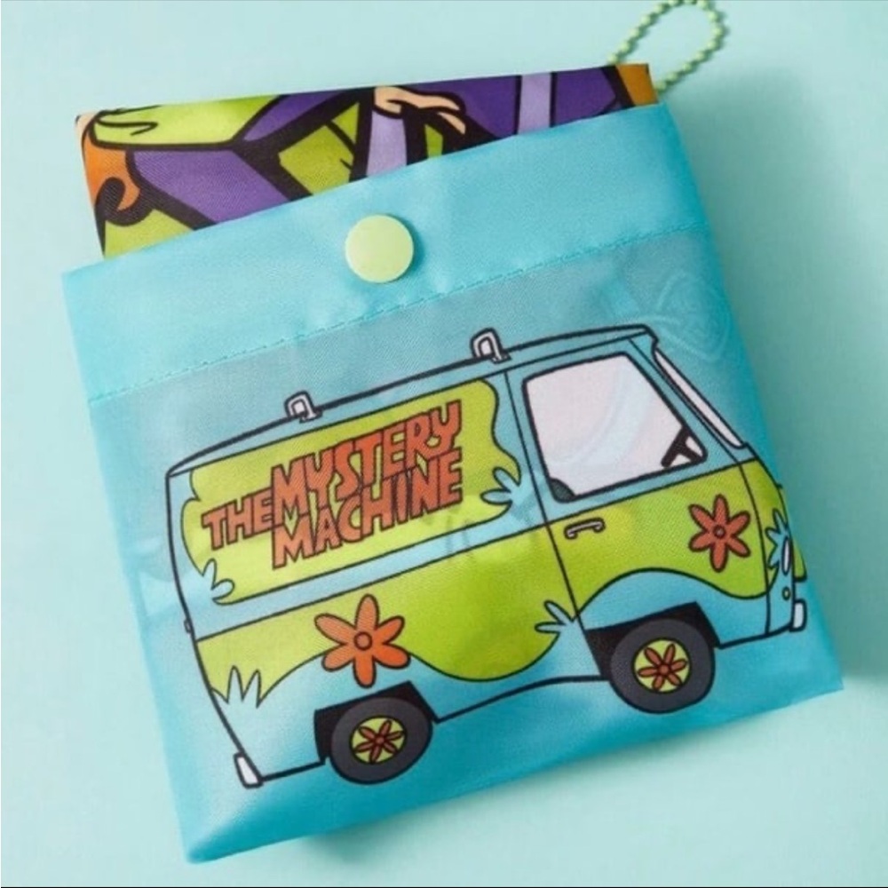 Scooby Doo Licensed Reusable, Foldable Tote / Shopping Bag, Mystery Machine, NEW - Picture 4 of 6